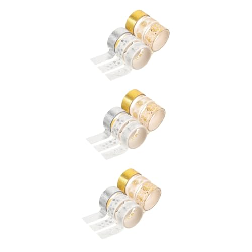 OSALADI 3er-boxen-set Goldstich-silberband Sammelalbum Bemaltes Zierband Farbig Abdeckband, Dekoratives Klebeband Uv Aufkleber Dekorative Bänder Für Sammelalben Bastelband Flüsterpapier OSALADI 3er-boxen-set Goldstich-silberband Sammelalbum Bemaltes Zierband Farbig Abdeckband, Dekoratives Klebeband Uv Aufkleber Dekorative Bänder Für Sammelalben Bastelband Flüsterpapier von OSALADI