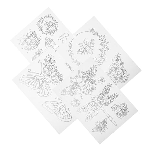 OSALADI 4 Blätter Wasserlösliche Stickerei Stabilisierung Set Diy Nähmaterial für Kleidung für Hand und Maschinenstickerei Vielseitig Einsetzbar für Kreative Projekte OSALADI 4 Blätter Wasserlösliche Stickerei Stabilisierung Set Diy Nähmaterial für Kleidung für Hand und Maschinenstickerei Vielseitig Einsetzbar für Kreative Projekte von OSALADI