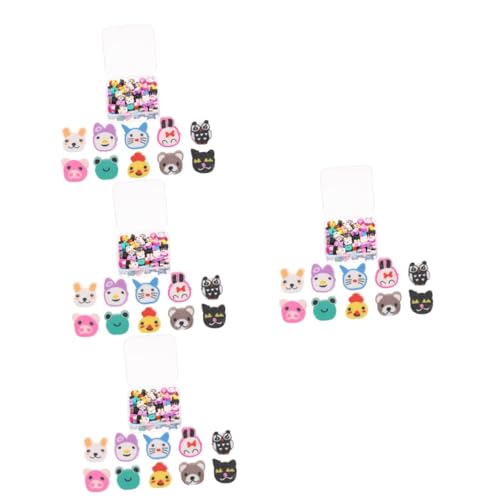 OSALADI 4 Boxen Weicher Keramik -Perlenschmuck Polymer Party Miniatur Perlen für Schmuckhersteller Reiz Perlen zur Schmuckherstellung Tierperlen für die Schmuckherstellung Perlen süß von OSALADI