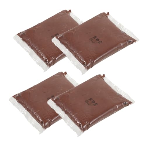 OSALADI 4 Lila Sandton Bentonit DIY-Ton-Kit Hey formbar Bastelset aus Ton Farbe Bausatz aus Ton basteln aus ton DIY-Ton für Teenager DIY -Ton Modelliermasse Brown von OSALADI
