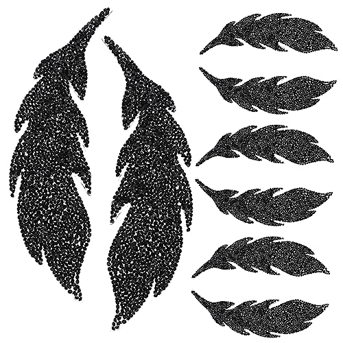 OSALADI 4 Paare Dekorative Patches Abriebfeste Aufnäher für Kleidung Vielseitige Patches für Jacken Hüte und Mehr für DIY Projekte und Reparaturen von OSALADI