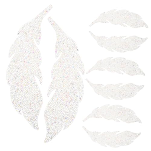 OSALADI 4 Paare Dekorative Patches für Kleidung Verschleißfest mit Blattdesign für Hüte Rucksäcke und DIY Projekte Praktische und Stilvolle Applikationen für Schuhe und Accessoires von OSALADI