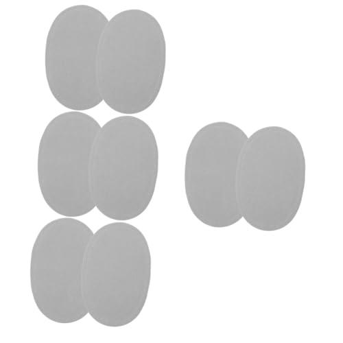 OSALADI 4 Paare Knieschützer und Ellbogenschützer Flicken für Kleidung Reparaturflicken für Daunenjacken Stickereiflecken Patch Applikationen für Kleidung Stickerei Applikation Leder Grau von OSALADI