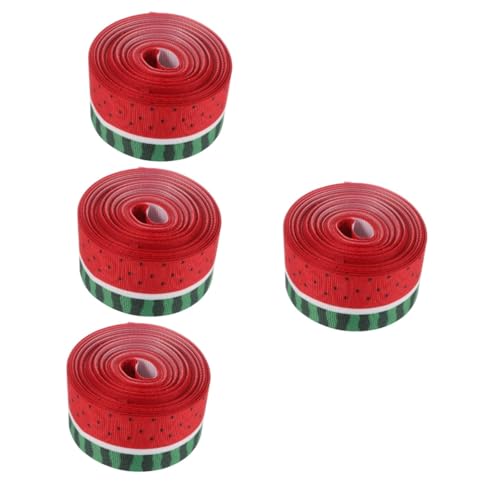 OSALADI 4 Rollen Band Für Geschenkverpackung Dünn Nähen Bänder Zum Verpacken Basteln Lila Hochzeit Banddekor Neuheit Geschenkband Dekoratives Band Kreative Kuchenbänder Polyester von OSALADI