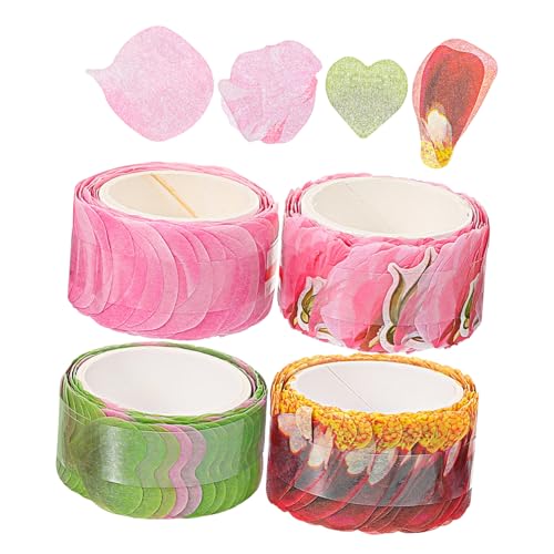 OSALADI 4 Rollen Blütenband Scrapbooking Aufkleber süßes Band Basteln farbiges Band für dekoratives Klebeband Washi-Tape selber machen dekoratives Blumenband Washi Artist Tape Papier OSALADI 4 Rollen Blütenband Scrapbooking Aufkleber süßes Band Basteln farbiges Band für dekoratives Klebeband Washi-Tape selber machen dekoratives Blumenband Washi Artist Tape Papier von OSALADI