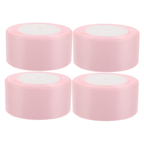 OSALADI 4 Rollen Blumen Geschenkband Satinband Rosenblume Valentinsband Valentinstag Bänder Weihnachtsband Packband Vorhanden Breites Band Rosenblütenband Verdrahtetes Band Rosa Polyester OSALADI 4 Rollen Blumen Geschenkband Satinband Rosenblume Valentinsband Valentinstag Bänder Weihnachtsband Packband Vorhanden Breites Band Rosenblütenband Verdrahtetes Band Rosa Polyester von OSALADI