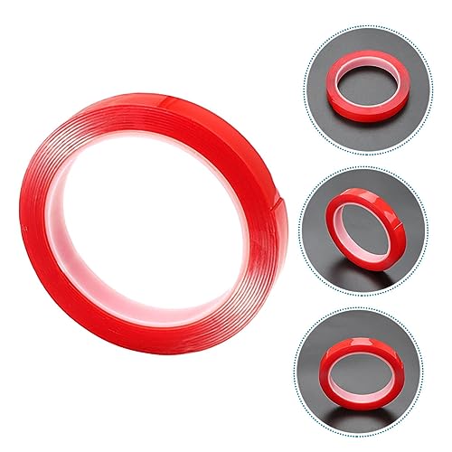 OSALADI 4 Rollen Bürokratie doppelseitiges klebeband für stoff Dasselbe drinnen Multifunktion im Freien schwer Doppelseitige Klebebandrolle dickes Klebeband Starkes Band Acrylsäure rot OSALADI 4 Rollen Bürokratie doppelseitiges klebeband für stoff Dasselbe drinnen Multifunktion im Freien schwer Doppelseitige Klebebandrolle dickes Klebeband Starkes Band Acrylsäure rot von OSALADI