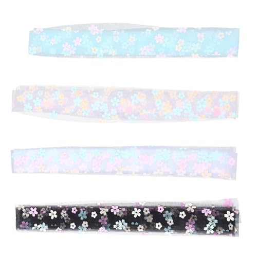 OSALADI 4 Rollen Bunte Dekorationsbänder Abschneidbares Verschleißfestes Geschenkband für Bastelprojekte Hochzeiten und Feste Rosa Weiß Blau und Schwarz OSALADI 4 Rollen Bunte Dekorationsbänder Abschneidbares Verschleißfestes Geschenkband für Bastelprojekte Hochzeiten und Feste Rosa Weiß Blau und Schwarz von OSALADI
