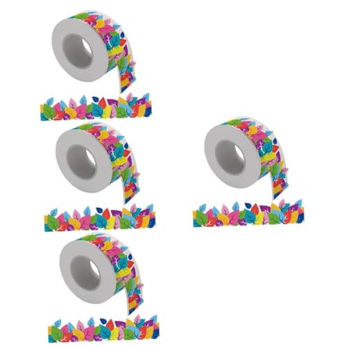 OSALADI 4 Rollen Dekorative Aufkleber Für Tafeln Bulletin Board Grenze Grenzaufkleber Blatt-pinnwand-rand Pinnwand Dekorationen Schwarzer Rand Trimmen Pvc Selbstklebend OSALADI 4 Rollen Dekorative Aufkleber Für Tafeln Bulletin Board Grenze Grenzaufkleber Blatt-pinnwand-rand Pinnwand Dekorationen Schwarzer Rand Trimmen Pvc Selbstklebend von OSALADI