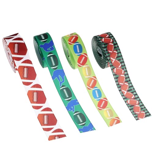 OSALADI 4 Rollen Fußballmuster Bastelband Dekoratives Geschenkband Langlebiges Vielseitiges Bastelmaterial für Diy Projekte pro Rolle für und Dekoration OSALADI 4 Rollen Fußballmuster Bastelband Dekoratives Geschenkband Langlebiges Vielseitiges Bastelmaterial für Diy Projekte pro Rolle für und Dekoration von OSALADI
