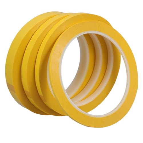 OSALADI 4 Rollen Klebeband Isolieren malen Maskierung Isolierung lang Reparatur Position Sammelalbum statisch Etikett Maske Handwerk Werkzeug Planke das Haustier Yellow OSALADI 4 Rollen Klebeband Isolieren malen Maskierung Isolierung lang Reparatur Position Sammelalbum statisch Etikett Maske Handwerk Werkzeug Planke das Haustier Yellow von OSALADI
