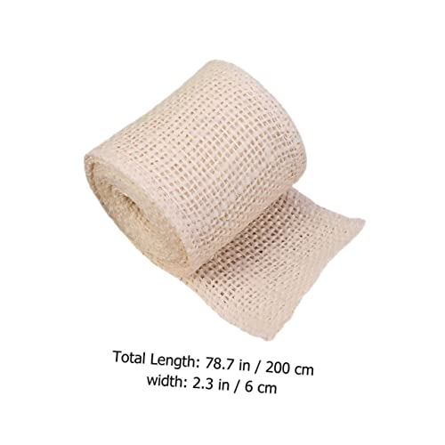 OSALADI 4 Rollen Leinwandband Langlebiges Handgefertigtes Dekoband in Beige Reines Farbband für DIY Bastelbedarf Geschenkverpackung Haaraccessoires Festdekoration OSALADI 4 Rollen Leinwandband Langlebiges Handgefertigtes Dekoband in Beige Reines Farbband für DIY Bastelbedarf Geschenkverpackung Haaraccessoires Festdekoration von OSALADI