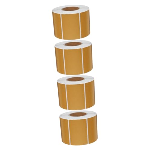 OSALADI 4 Rollen Selbstklebende Thermoetiketten Braune Thermodrucker für Versand Adressbeschriftung Vielseitig Einsetzbar Kratzfest und Leicht für Tägliche Bedürfnisse OSALADI 4 Rollen Selbstklebende Thermoetiketten Braune Thermodrucker für Versand Adressbeschriftung Vielseitig Einsetzbar Kratzfest und Leicht für Tägliche Bedürfnisse von OSALADI