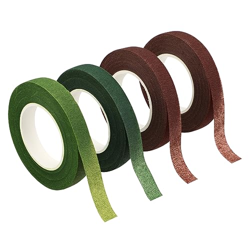 OSALADI 4 Rollen Yards Dunkelgrüne Blumenklebebänder für Blumenstrauß Stiele Klebeband für Floristen Gemischte Farben für Trockenblumen und Bastelprojekte OSALADI 4 Rollen Yards Dunkelgrüne Blumenklebebänder für Blumenstrauß Stiele Klebeband für Floristen Gemischte Farben für Trockenblumen und Bastelprojekte von OSALADI
