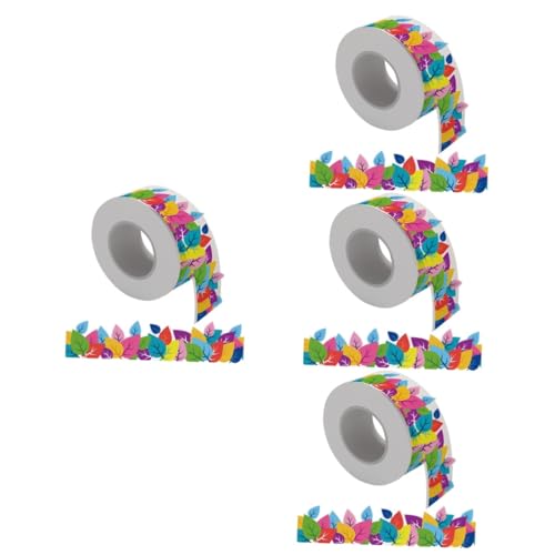OSALADI 4 Rollen dekorative Aufkleber für Tafeln schwarzes Brett schwarzer Rand Schule aufkleber dekorativer Randaufkleber Festival-Grenzpapier PVC selbstklebend OSALADI 4 Rollen dekorative Aufkleber für Tafeln schwarzes Brett schwarzer Rand Schule aufkleber dekorativer Randaufkleber Festival-Grenzpapier PVC selbstklebend von OSALADI