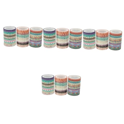 OSALADI 4 Sätze Dekoratives Washi Tape Extrem Klebebänder Für Scrapbooking Handwerk Und Geschenkpapiere Pro Für Tagebücher Und Kreative Projekte 48 Rollen * 4 OSALADI 4 Sätze Dekoratives Washi Tape Extrem Klebebänder Für Scrapbooking Handwerk Und Geschenkpapiere Pro Für Tagebücher Und Kreative Projekte 48 Rollen * 4 von OSALADI