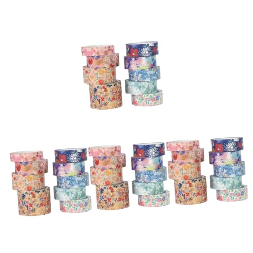 OSALADI 4 Sätze Floral Washi Tape Dekorative Klebebänder Mit Frischen Blumenmustern Für Diy Scrapbooking Planer Und Kreative Bastelprojekte 9 Rollen * 4 OSALADI 4 Sätze Floral Washi Tape Dekorative Klebebänder Mit Frischen Blumenmustern Für Diy Scrapbooking Planer Und Kreative Bastelprojekte 9 Rollen * 4 von OSALADI