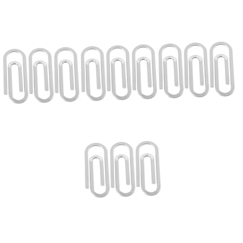 OSALADI 4 Sätze Geldbörse Papier Datei Büroklammern Groß Bunt Clips Geldscheinklammer Aus Metall Halter Für Büroklammern Bürobedarf Geldklammern Rostfreier Stahl Silber 3 Stücke * 4 von OSALADI