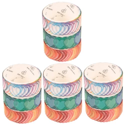 OSALADI 4 Sätze Geständnisdichterkassade Band Scrapbooking Journal -notizbuch Für Schrott Sammelalbum Klebrig Washi Tape Washi-tape-masse Bunte Washi-tapes Papier 3 Rollen * 4 OSALADI 4 Sätze Geständnisdichterkassade Band Scrapbooking Journal -notizbuch Für Schrott Sammelalbum Klebrig Washi Tape Washi-tape-masse Bunte Washi-tapes Papier 3 Rollen * 4 von OSALADI