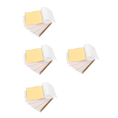 OSALADI 4 Sätze Goldfolie Folienkarton Metallblatt Dekorative Flocken Metallisches Kartonpapier Folie Origami-papier Goldflocke Eloxiertes Aluminium Golden 100 Stück * 4 OSALADI 4 Sätze Goldfolie Folienkarton Metallblatt Dekorative Flocken Metallisches Kartonpapier Folie Origami-papier Goldflocke Eloxiertes Aluminium Golden 100 Stück * 4 von OSALADI