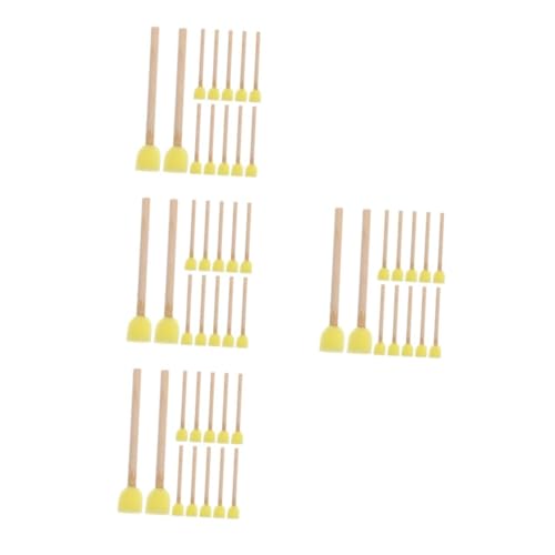 OSALADI 4 Sätze Graffiti Malpinsel Griffe Naturschwämme Dekorationsschwamm Farbe Kid Beyond Schaumstoffpinsel Zum Färben Elf Art Schwämme Griffschwamm Fingermalerei 12 Stück * 4 OSALADI 4 Sätze Graffiti Malpinsel Griffe Naturschwämme Dekorationsschwamm Farbe Kid Beyond Schaumstoffpinsel Zum Färben Elf Art Schwämme Griffschwamm Fingermalerei 12 Stück * 4 von OSALADI
