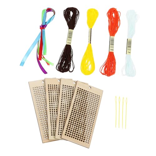 OSALADI 4 Sätze Holz Buchmarkern für Diy Stickerei Unfertige Holz Lesezeichen mit Vorgestanzten Löchern für Kinderhandwerk Holzplatten Fäden und Kunststoffnadeln OSALADI 4 Sätze Holz Buchmarkern für Diy Stickerei Unfertige Holz Lesezeichen mit Vorgestanzten Löchern für Kinderhandwerk Holzplatten Fäden und Kunststoffnadeln von OSALADI