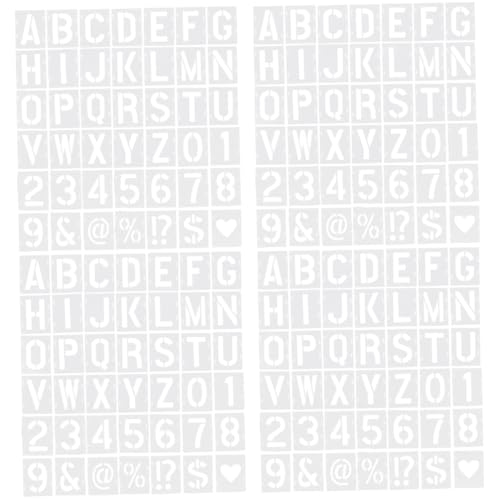 OSALADI 4 Sätze Inkjet-vorlage Malschablonen Schriftzeichen Schablone Für Handwerk Brief Alphabet-schablonen Groß Buchstabenschablonen Schablonen Vorlagen Das Haustier 42 Stück * 4 OSALADI 4 Sätze Inkjet-vorlage Malschablonen Schriftzeichen Schablone Für Handwerk Brief Alphabet-schablonen Groß Buchstabenschablonen Schablonen Vorlagen Das Haustier 42 Stück * 4 von OSALADI