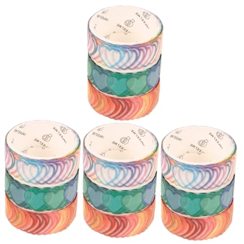 OSALADI 4 Sätze Japanisches Klebeband Dekoratives Washi Tape Für Scrapbooking Und Diy Bastel Tapes Für Tagebücher Und Persönliche Projekte 3 Rollen * 4 OSALADI 4 Sätze Japanisches Klebeband Dekoratives Washi Tape Für Scrapbooking Und Diy Bastel Tapes Für Tagebücher Und Persönliche Projekte 3 Rollen * 4 von OSALADI