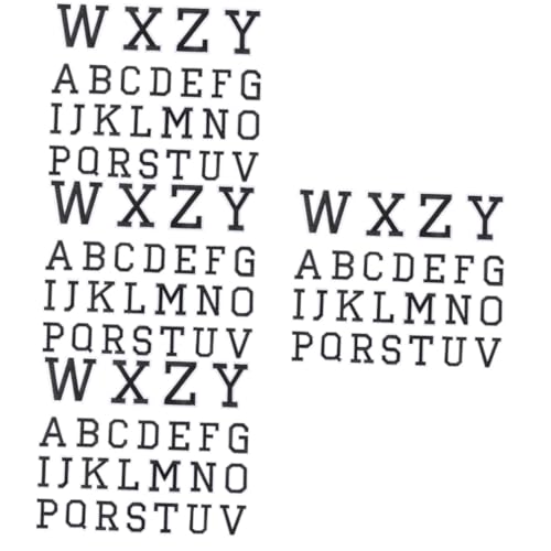 OSALADI 4 Sätze Kleidungsflicken Schälen Flecken Chenille-buchstaben-patches Hosenflicken Nähen Gestickte Aufnäher Bügelflicken Für Kleidung Polyester Black 26 Stück * 4 OSALADI 4 Sätze Kleidungsflicken Schälen Flecken Chenille-buchstaben-patches Hosenflicken Nähen Gestickte Aufnäher Bügelflicken Für Kleidung Polyester Black 26 Stück * 4 von OSALADI