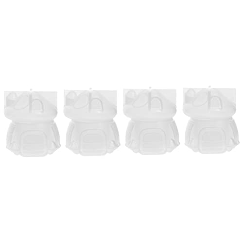 OSALADI 4 Sätze Kristallkleber -pilzform Plattengussform Schalengussform Tablett Backen Schmuckkästchen Formen Für Epoxidharz Aufbewahrungsform Dekorative Schalenform Plattenform Kieselgel von OSALADI