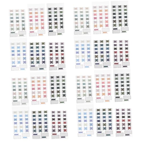 OSALADI 4 Sätze Kunterbunte Vintage Haftnotizen Selbstklebende Seitenmarker Für Notizen Lesezeichen Und Annotationen Für Schule Büro Und Zuhause Sticker Pro Set 6 Blätter * 4 von OSALADI