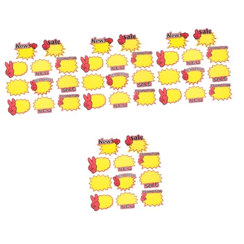 OSALADI 4 Sätze Leeres Stern -tag Platzende Papierschilder Supermarktschild Preisschilder Für Supermarkt Preisanzeige Zeichen Einzelhandelsschilder Kennzeichnungsetiketten 400 Stück * 4 OSALADI 4 Sätze Leeres Stern -tag Platzende Papierschilder Supermarktschild Preisschilder Für Supermarkt Preisanzeige Zeichen Einzelhandelsschilder Kennzeichnungsetiketten 400 Stück * 4 von OSALADI