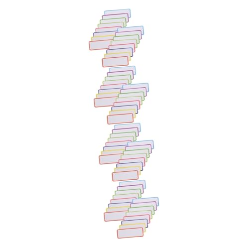 OSALADI 4 Sätze Magnetische Wiederverwendbare Beschreibbare Magnetlabels Für Whiteboards Kühlschränke Und Schließfächer Wischbare Marker Je 54 Stück * 4 OSALADI 4 Sätze Magnetische Wiederverwendbare Beschreibbare Magnetlabels Für Whiteboards Kühlschränke Und Schließfächer Wischbare Marker Je 54 Stück * 4 von OSALADI