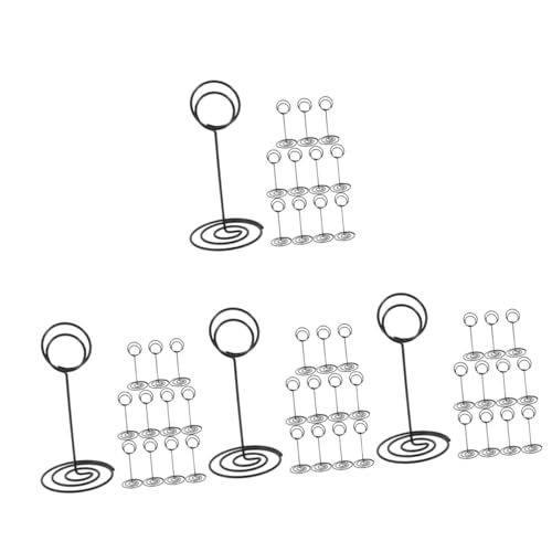 OSALADI 4 Sätze Metall -nummernschild -clip Tisch Clips Inhaber Table -numper -hause Hochzeit Stabiler Platzkartenhalter Nennenkartenhalter Fotokartenhalter Schwarz 12 Stück * 4 OSALADI 4 Sätze Metall -nummernschild -clip Tisch Clips Inhaber Table -numper -hause Hochzeit Stabiler Platzkartenhalter Nennenkartenhalter Fotokartenhalter Schwarz 12 Stück * 4 von OSALADI