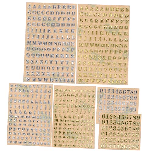 OSALADI 4 Sätze Metallische Und Zahlenaufkleber Selbstklebend Für Handyhüllen Scrapbooking Und Diy Projekte Alphabet Und Nummern Sticker 6 Blätter * 4 OSALADI 4 Sätze Metallische Und Zahlenaufkleber Selbstklebend Für Handyhüllen Scrapbooking Und Diy Projekte Alphabet Und Nummern Sticker 6 Blätter * 4 von OSALADI