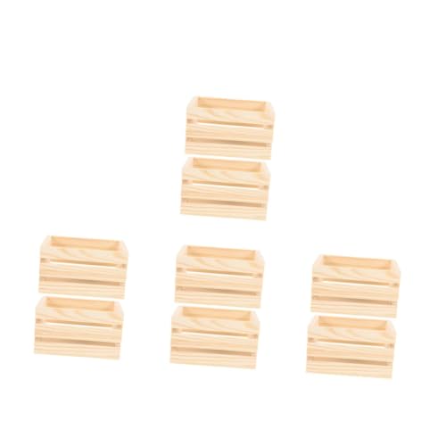 OSALADI 4 Sätze Miniatur Holzkisten Vielseitige Mini Körbchen Aus Langlebigem Holz Rustikale Miniatur Aufbewahrung Für Puppenhaus Garten Supermarkt Deko Naturbelassen 2 Stück * 4 OSALADI 4 Sätze Miniatur Holzkisten Vielseitige Mini Körbchen Aus Langlebigem Holz Rustikale Miniatur Aufbewahrung Für Puppenhaus Garten Supermarkt Deko Naturbelassen 2 Stück * 4 von OSALADI