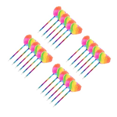 OSALADI 4 Sätze Plüsch Liebesballpoint Stift Flauschige Stifte Favorisieren Party Klicken Herzstift Süßer Kugelschreiber Flauschiges Monster Herz Bommel Plastik 6 Stück * 4 OSALADI 4 Sätze Plüsch Liebesballpoint Stift Flauschige Stifte Favorisieren Party Klicken Herzstift Süßer Kugelschreiber Flauschiges Monster Herz Bommel Plastik 6 Stück * 4 von OSALADI