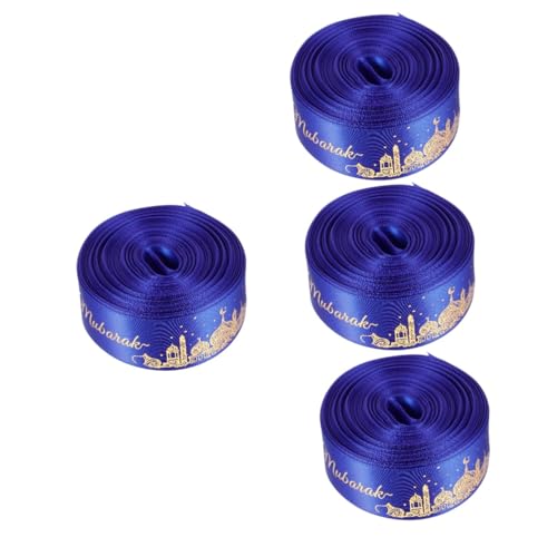 OSALADI 4 Sätze Ramadan Geschenkband Yards Dekoratives Partyband Für Diy Projekte Festlichkeiten Breites Hochwertiges Satinband Für Stilvolle Verpackungen Und Bastelarbeiten 2 Stücke * 4 OSALADI 4 Sätze Ramadan Geschenkband Yards Dekoratives Partyband Für Diy Projekte Festlichkeiten Breites Hochwertiges Satinband Für Stilvolle Verpackungen Und Bastelarbeiten 2 Stücke * 4 von OSALADI