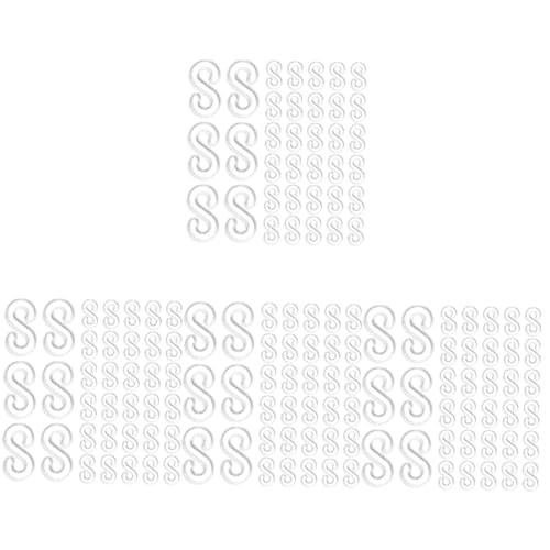 OSALADI 4 Sätze S Clips Für Gummiband Armbänder Robuste Verbindungselemente Für Diy Designs Wiederverwendbare Clips Bunten Farben Einfach Zu Handhabendes Zubehör Für 500 Stück * 4 von OSALADI