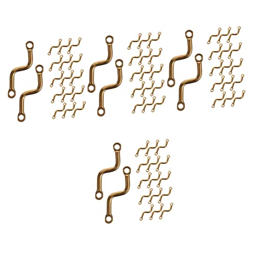 OSALADI 4 Sätze S Förmige Schmuckverbindungsstäbe Für Ohrringe Und Armbänder Zubehör Für Diy Schmuckprojekte Für Bastelarbeiten Und Schmuckreparaturen 150 Stück * 4 OSALADI 4 Sätze S Förmige Schmuckverbindungsstäbe Für Ohrringe Und Armbänder Zubehör Für Diy Schmuckprojekte Für Bastelarbeiten Und Schmuckreparaturen 150 Stück * 4 von OSALADI