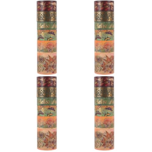 OSALADI 4 Sätze Schmetterlingsklebeband Farbe Dekoration Vintage Junk Journal Paper Journaling -aufkleber Verpackung Washi Tape Klebeband Dekorativ Washi -bänder Flüsterpapier 6 Rollen * 4 OSALADI 4 Sätze Schmetterlingsklebeband Farbe Dekoration Vintage Junk Journal Paper Journaling -aufkleber Verpackung Washi Tape Klebeband Dekorativ Washi -bänder Flüsterpapier 6 Rollen * 4 von OSALADI