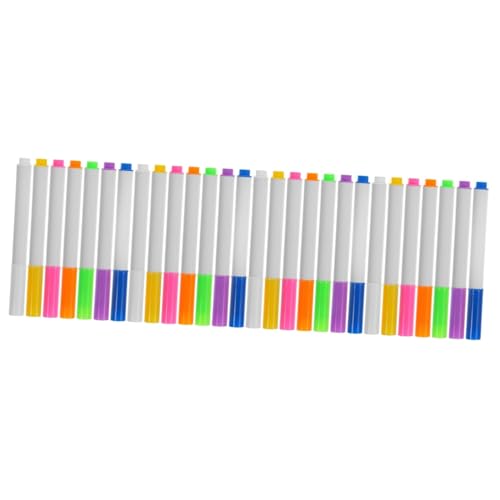 OSALADI 4 Sätze Teiliges Abwaschbare Whiteboard Marker Wiederverwendbare Filzstifte Für Glatte Oberflächen Für Büro Und Schule Bequem Und Leicht Zu Transportieren Mit 7 Stück * 4 von OSALADI