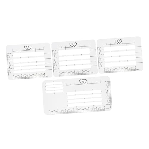 OSALADI 4 Sätze Teiliges Set Einladungs Und Umschlag Vorlagenschablonen Praktische Schreiberhilfe Für Dankeskarten Grußkarten Und Diy Projekte Für Präzises Schreiben Und 4 Stück * 4 OSALADI 4 Sätze Teiliges Set Einladungs Und Umschlag Vorlagenschablonen Praktische Schreiberhilfe Für Dankeskarten Grußkarten Und Diy Projekte Für Präzises Schreiben Und 4 Stück * 4 von OSALADI