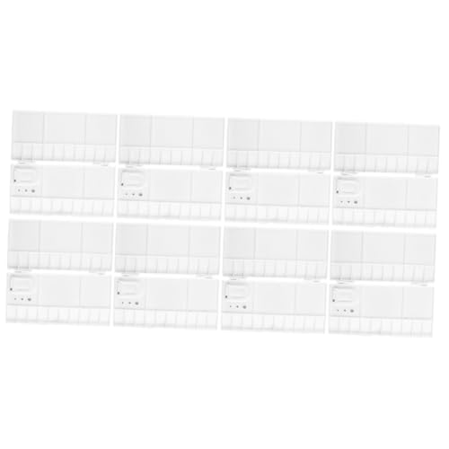 OSALADI 4 Sätze Teiliges Wasserfarben Mischpalette Pigmentbox Für Acrylfarben Und Aquarellmalerei Leere Malpalette Für Künstler Und Bastelarbeiten 2 Stücke * 4 OSALADI 4 Sätze Teiliges Wasserfarben Mischpalette Pigmentbox Für Acrylfarben Und Aquarellmalerei Leere Malpalette Für Künstler Und Bastelarbeiten 2 Stücke * 4 von OSALADI