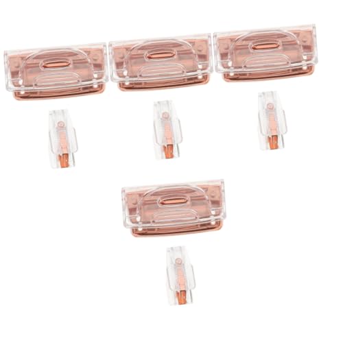 OSALADI 4 Sätze Tragbarer Heftklammerentferner Stanzer Roségold Ergonomisch Transparentes Design für Effizientes Arbeiten und Papierausrichtung Langlebig und Vielseitig OSALADI 4 Sätze Tragbarer Heftklammerentferner Stanzer Roségold Ergonomisch Transparentes Design für Effizientes Arbeiten und Papierausrichtung Langlebig und Vielseitig von OSALADI