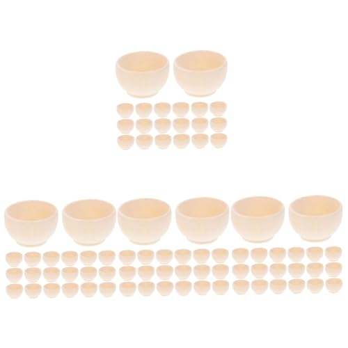 OSALADI 4 Sätze Unlackierte Holzschalen Diy Kleine Holzschalen Für Kreative Bastelprojekte Unbemalt Für Dekoration Malen Und Persönliche Gestaltung 20 Stück * 4 OSALADI 4 Sätze Unlackierte Holzschalen Diy Kleine Holzschalen Für Kreative Bastelprojekte Unbemalt Für Dekoration Malen Und Persönliche Gestaltung 20 Stück * 4 von OSALADI