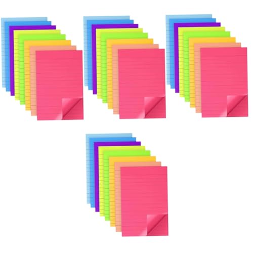 OSALADI 4 Sätze -notizbuch Unterlage Kleine Notizen Schreiben Pads Gefüttert Bunt Memo Selbstklebende Notizblöcke Lesen Von Seitenmarkierungen Farbige Notizblöcke Papier 8 Stück * 4 OSALADI 4 Sätze -notizbuch Unterlage Kleine Notizen Schreiben Pads Gefüttert Bunt Memo Selbstklebende Notizblöcke Lesen Von Seitenmarkierungen Farbige Notizblöcke Papier 8 Stück * 4 von OSALADI