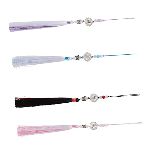 OSALADI 4 Stück Antike Handgemachte Quastenanhänger Chinesische Stil Taillenornamente für Kleidung für Dekoration Cosplay und Besondere Anlässe Zufällige Farbe Zufällige Farbe von OSALADI