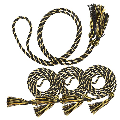 OSALADI 4 Stück Bachelor Abschlussquasten Abschlusszeremonie Für Abendkleider Themenmädchen Kordel Quaste Metallische Schnürsenkel Bastfransen Ehre Große Schule Goldene von OSALADI