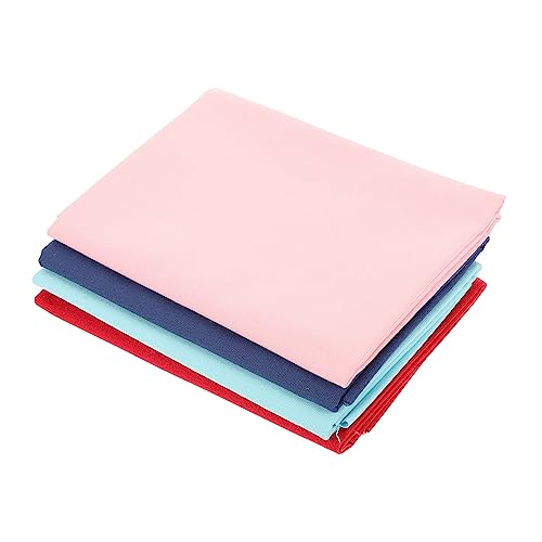 OSALADI 4 Stück Bestickter Baumwollwäschegewebe Tuch Stoff Nähen Material Handarbeitstücher Kreuzstichteile Accessoires für Bekleidungshandwerk Bettwäsche aus Baumwolle von OSALADI